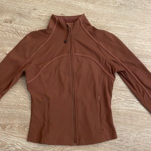 Lululemon Ribbed Nulu Cropped Define Jacket, Roasted Brown (6)